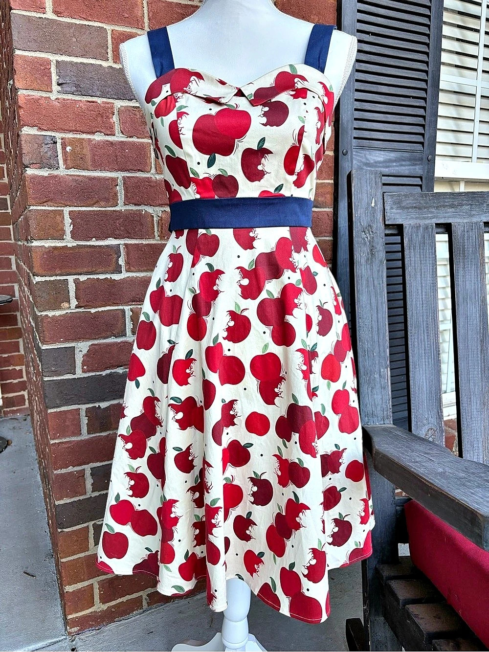 Disney Snow White Apple Dress Midi Dress